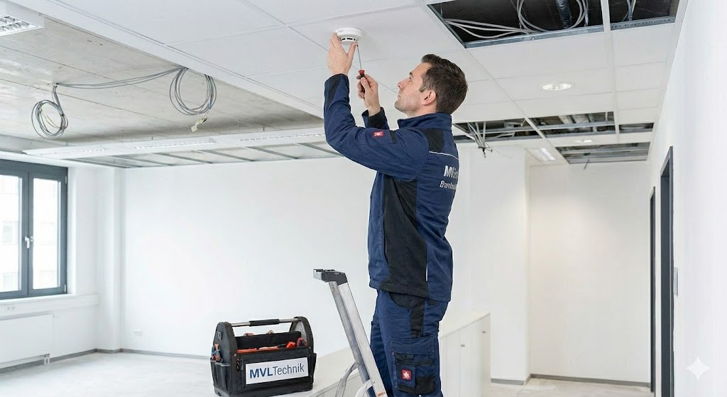 Brandmeldeanlage installieren 02