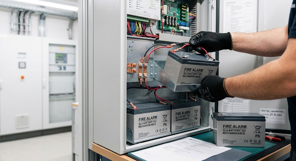 BMA Batterie Austausch Wartung Stromversorgung Notstrom