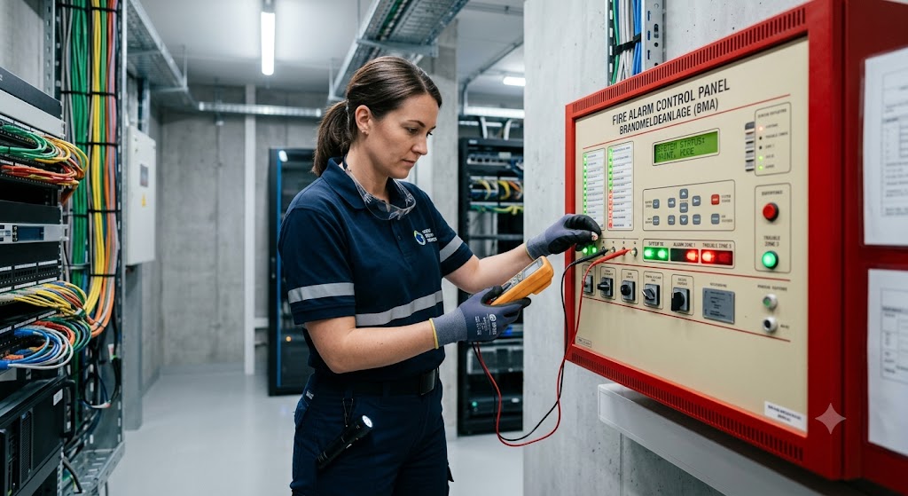 BMA-Zentrale Wartung Techniker Brandmeldeanlage Service